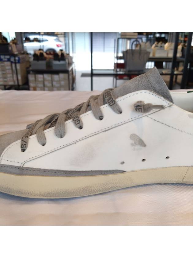 Superstar Green Heel Tab Leather Sneakers White - GOLDEN GOOSE - BALAAN 8