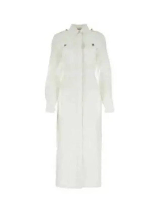 Shirt Long Dress White - ALEXANDER MCQUEEN - BALAAN 2