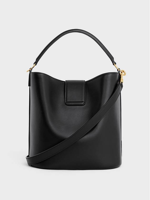 Medium Louise Bag Smooth Calfskin Shoulder Bag Black - CELINE - BALAAN 5