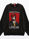 FW23SK43 BLACK America Sweatshirt - SUPREME - BALAAN 2