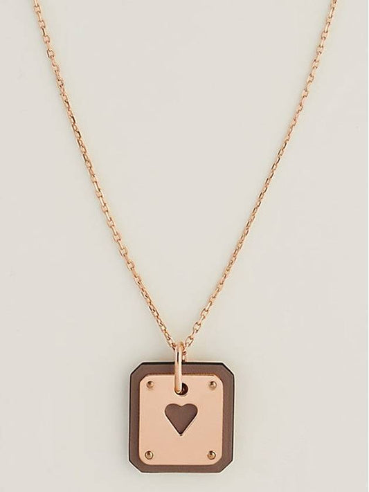 As De Coeur Pendant Necklace Gold - HERMES - BALAAN 2