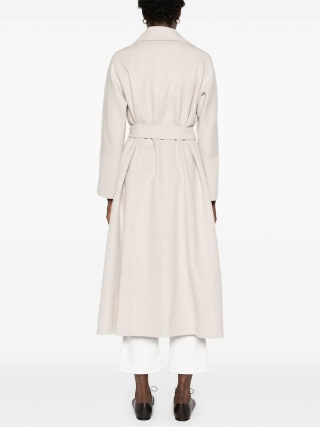 Elisa long wool robe single coat natural - S MAX MARA - BALAAN 3