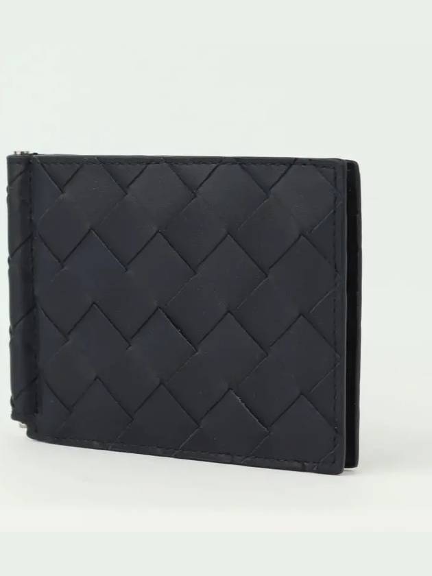 Intrecciato Bill Clip Card Wallet Black - BOTTEGA VENETA - BALAAN 5