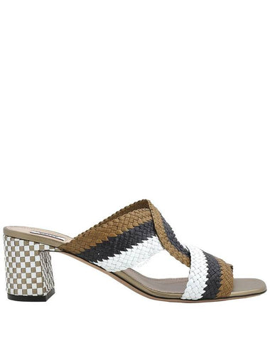 Bally Ianna Woven Lamb Nappa Interlace Sandals, Brand Size 42 (US Size 11.5) - BALLY - BALAAN 1