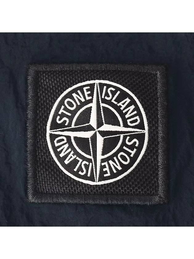 Patch Logo Nylon Swim Shorts Navy - STONE ISLAND - BALAAN 5