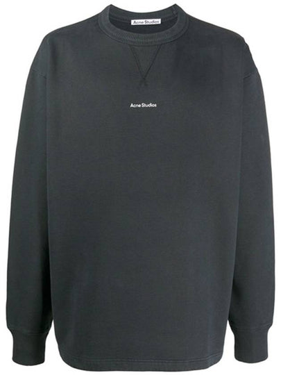 Lettering Logo Sweatshirt Black - ACNE STUDIOS - BALAAN 2