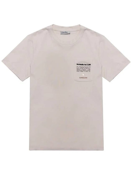 Jersey Pocket T-Shirt White SAX 016 - MAX MARA - BALAAN 1