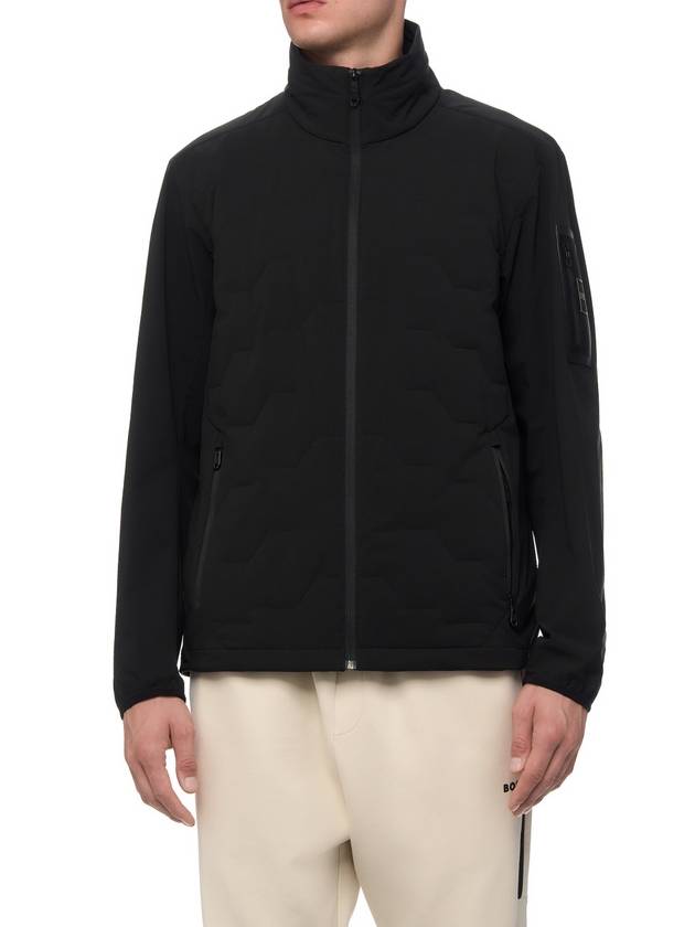 Bane Zip-Up Jacket Black - HUGO BOSS - BALAAN 5