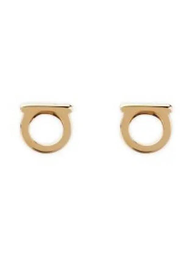 Gancini Small Earrings Gold - SALVATORE FERRAGAMO - BALAAN 2