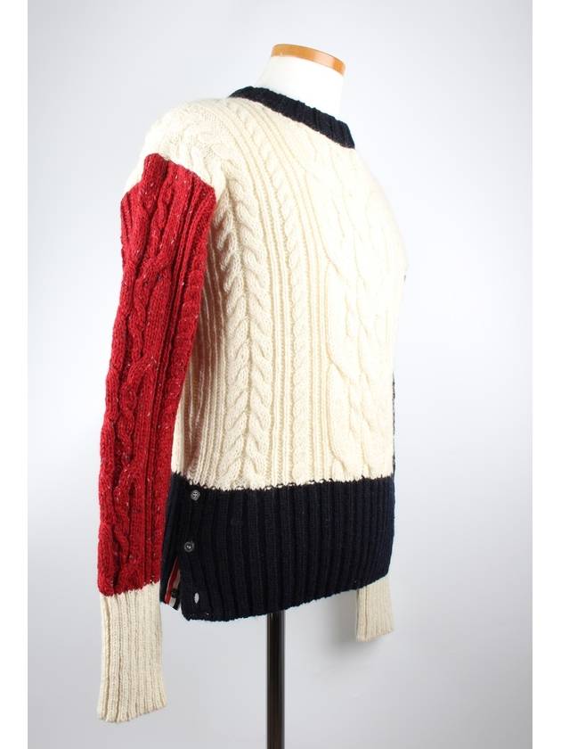 Multicolor cable knit MKA233F00278 - THOM BROWNE - BALAAN 6