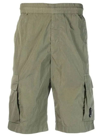 Chrome R Logo Decoration Bermuda Cargo Shorts Green - CP COMPANY - BALAAN 2