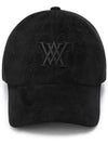 Official U MONOGRAM SUEDE BALLCAP BK - ANEWGOLF - BALAAN 4