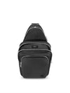 Men's Avenue Logo Patch Sling Bag Black - LOUIS VUITTON - BALAAN 5