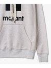 Women s Mansell Logo Overfit Hoodie Ecru SW0001FAA1M07E23EC - ISABEL MARANT - BALAAN 3