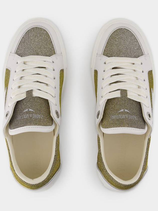 Fly On Sneakers - Zadig & Voltaire - Synthetic - Silver - ZADIG & VOLTAIRE - BALAAN 4