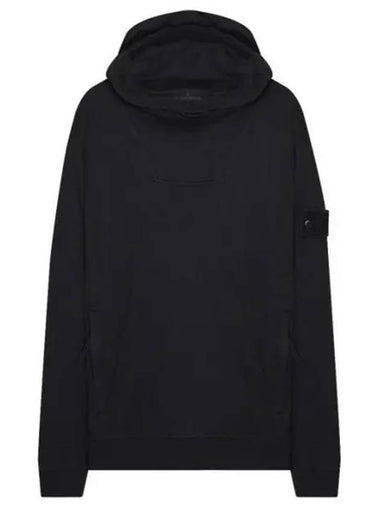 Ghost Piece Hoodie Black - STONE ISLAND - BALAAN 1