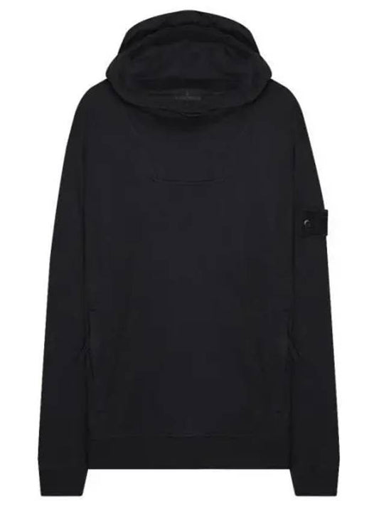 Ghost Piece Hoodie Black - STONE ISLAND - BALAAN 1