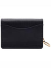 Gancini Calfskin Card Wallet Black - SALVATORE FERRAGAMO - BALAAN 5