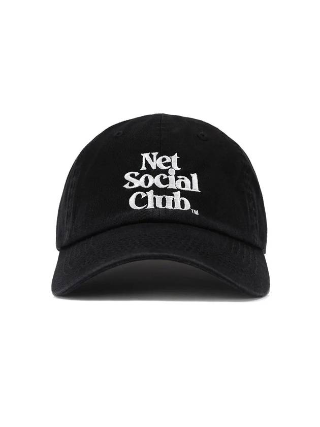 OG LOGO WASHED CAP BLACK - NET SOCIAL CLUB - BALAAN 3