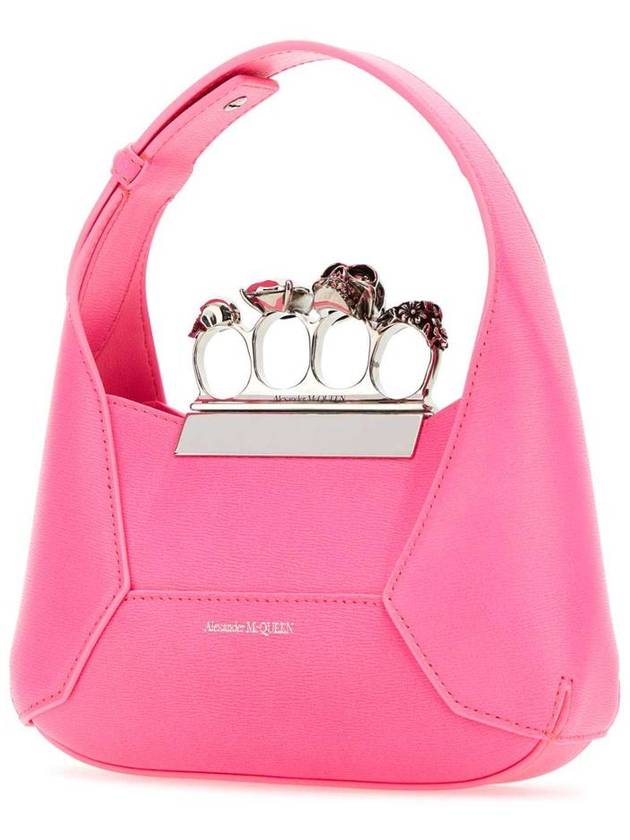 4-ring chain mini shoulder bag pink - ALEXANDER MCQUEEN - BALAAN 3