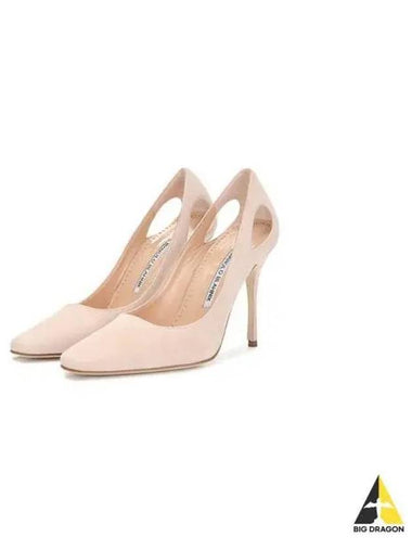 Manolo Blahnik Women s Toplaca Cut out Pumps Light Pink TOPLACA1232381 - MANOLO BLAHNIK - BALAAN 1