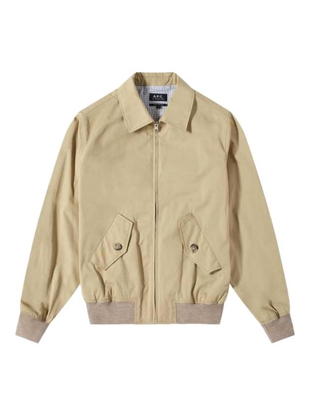 Gaspard Harrington Bomber Jacket Beige Fonce - A.P.C. - BALAAN 1