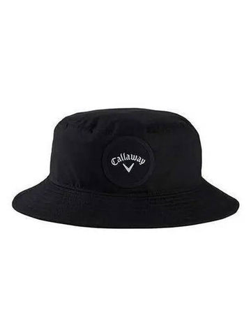 Callaway Logo Patch Bucket Hat Black CGASC0R1 - CALLAWAY GOLF - BALAAN 1