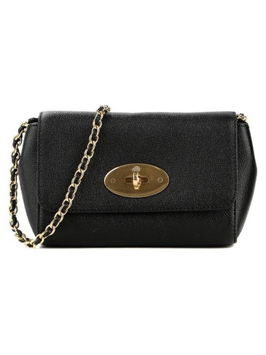 Lily Small Shoulder Bag Black - MULBERRY - BALAAN 2