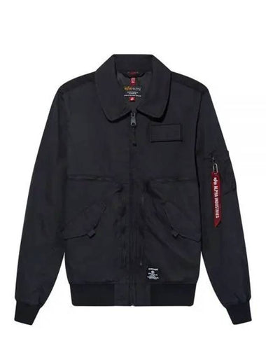 CWU 36P MOD CTN FLIGHT JACKET MJC53000C1 BLACK 36 bomber - ALPHA INDUSTRIES - BALAAN 1