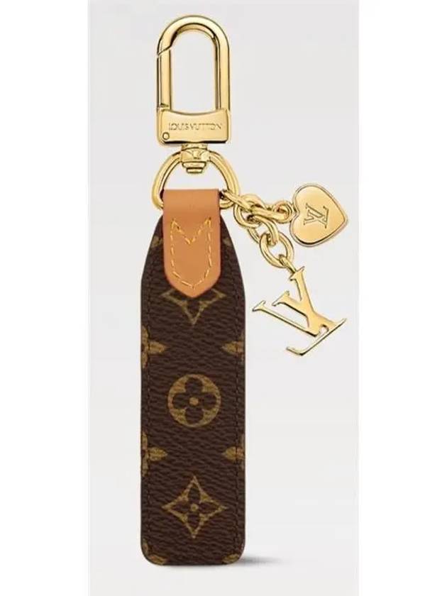 Logo Pattern Cherished Tab Key Holder Brown - LOUIS VUITTON - BALAAN 3