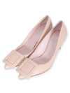 soft buckle pumps heel nude pink - ROGER VIVIER - BALAAN.