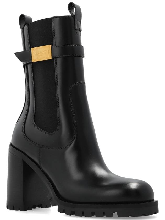 Versace Heeled Ankle Boots, Women's, Black - VERSACE - BALAAN 4