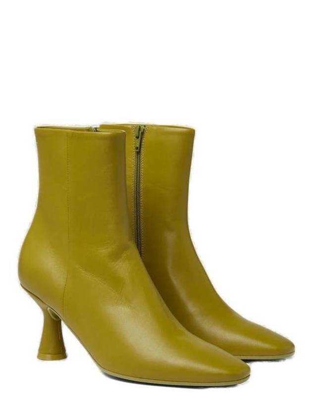 Leather Pointed Heel Chelsea Boots Olive Green - MAISON MARGIELA - BALAAN 4