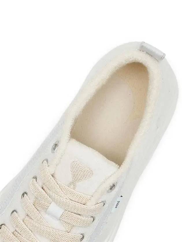 Men's Sole Low Top Sneakers White - AMI - BALAAN 7