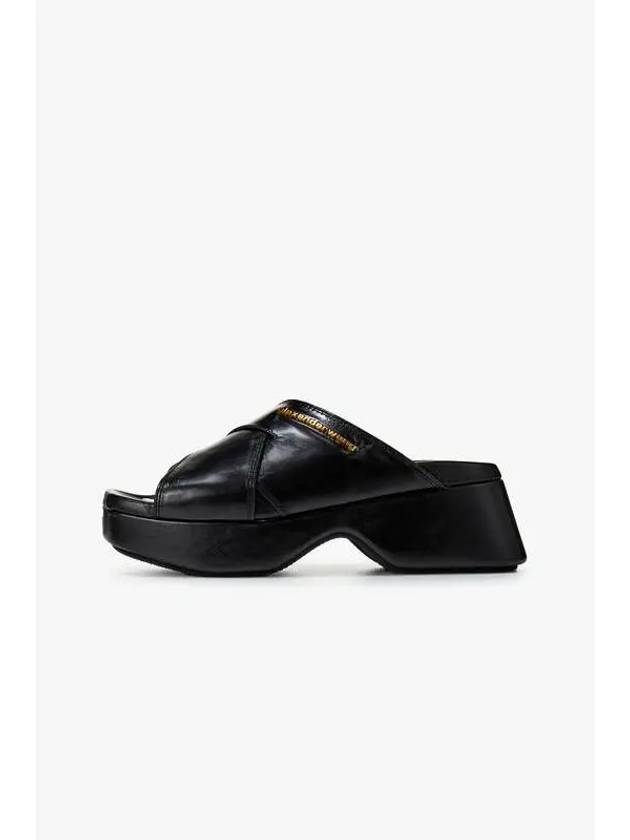 FLOAT Criss Cross Platform Sandals Black - ALEXANDER WANG - BALAAN 1