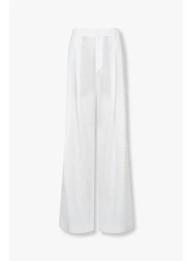 Women s Monili Loop Two Tuck Wide Pants White - BRUNELLO CUCINELLI - BALAAN 1