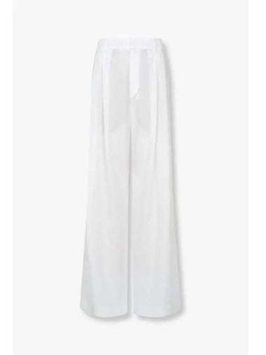 Women s Monili Loop Two Tuck Wide Pants White - BRUNELLO CUCINELLI - BALAAN 1