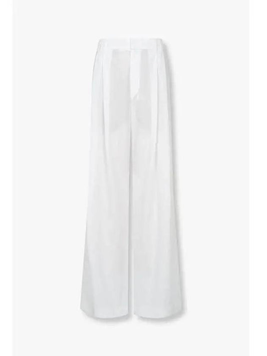 Women s Monili Loop Two Tuck Wide Pants White - BRUNELLO CUCINELLI - BALAAN 1