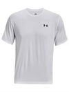 Men's UA Tech Vent Short Sleeve T Shirt White - UNDER ARMOUR - BALAAN 1