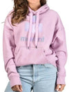 Mansel Big Logo Print Hoodie Light Pink - ISABEL MARANT - BALAAN 2