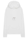 Men's Chest Small Logo Hoodie White - SAINT LAURENT - BALAAN 2