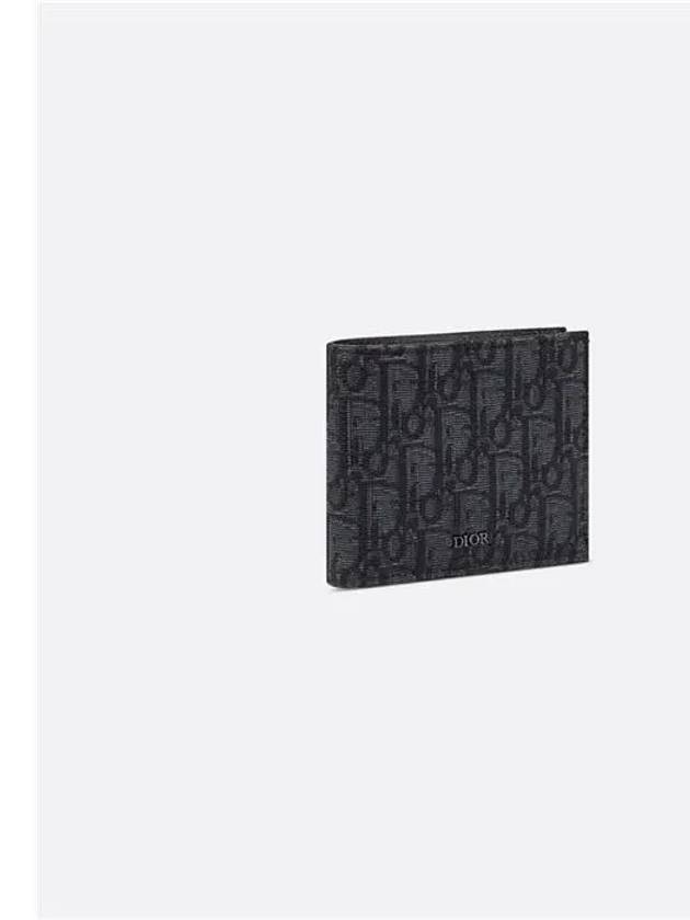 Wallet Black  Oblique Jacquard - DIOR - BALAAN 3