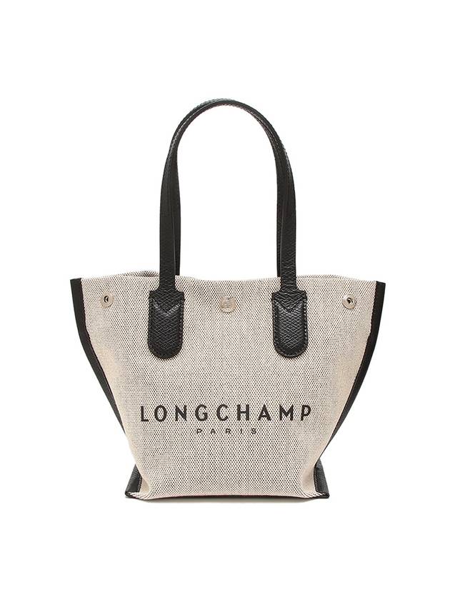 Logo Print Canvas Tote Bag White - LONGCHAMP - BALAAN 3