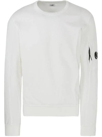 Lens Wappen Cotton Sweatshirt White - CP COMPANY - BALAAN 2