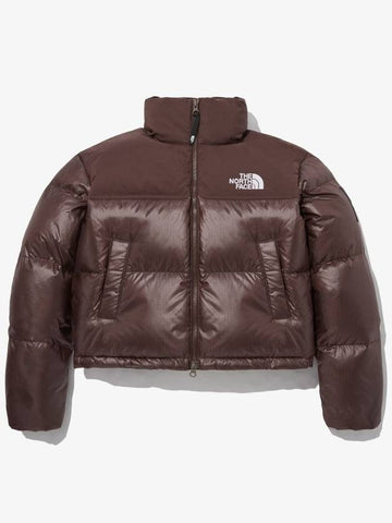 White Label Novelty Nuptse Padding Brown - THE NORTH FACE - BALAAN 1