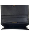 Logo Plaque Monaco Card Wallet Black - BALENCIAGA - BALAAN 11