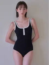 Ordinary One Piece Swimsuit Black - MADIN - BALAAN 1