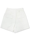 Fleece Twill Pocket Shorts Peach brushed pocket shortsIVORY - MONBIRDIE GOLF - BALAAN 10