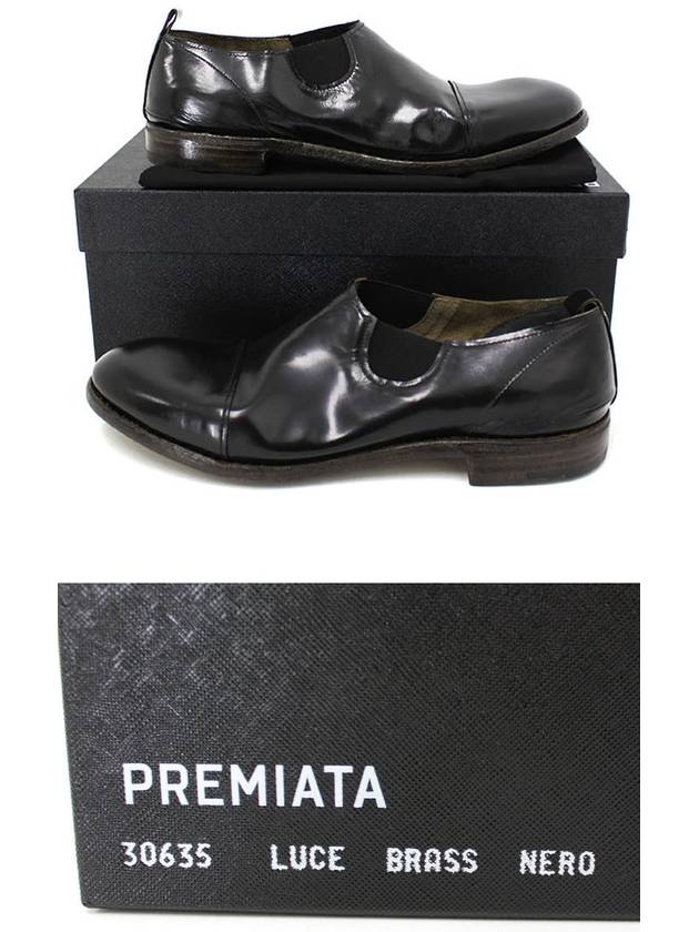 Vintage Leather Loafers Black - PREMIATA - BALAAN 4