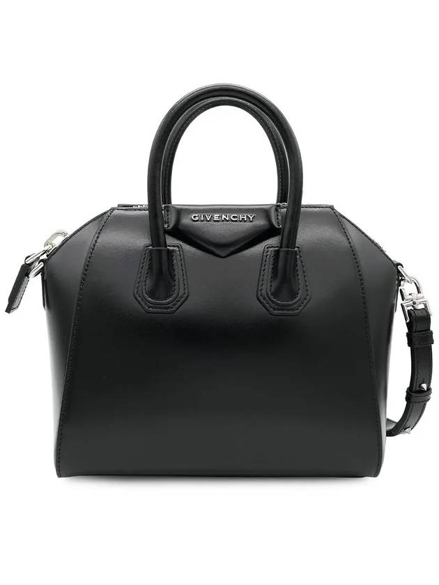 Antigona Leather Small Tote Bag Black - GIVENCHY - BALAAN 2